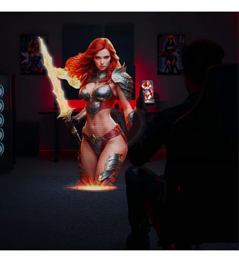 Автоматический мастурбатор с вибрацией и нагревом Masturs Fire Sorceress Solara фото 4