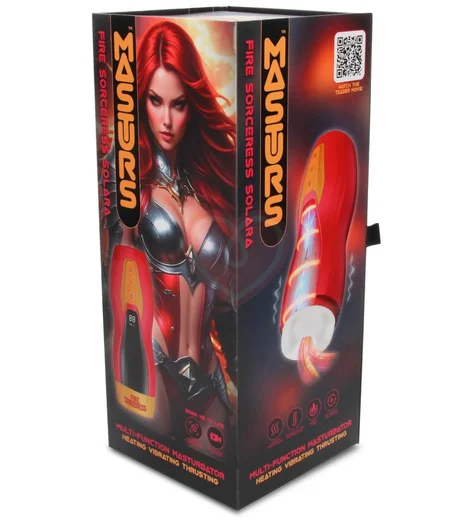 Автоматический мастурбатор с вибрацией и нагревом Masturs Fire Sorceress Solara фото 12