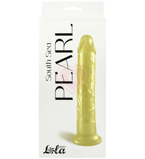 Перламутровый фаллоимитатор Lola Games Pearl South Sea Pearl золотистый фото 4