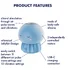 Вакуумный стимулятор в форме медузы Satisfyer Jelly-cious голубой фото 4