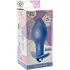 Анальная пробка с вибрацией Lola Games First Time Bulb Anal Plug голубая фото 2