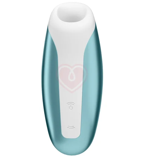 Вакуумный стимулятор Satisfyer Love Breeze голубой фото 2