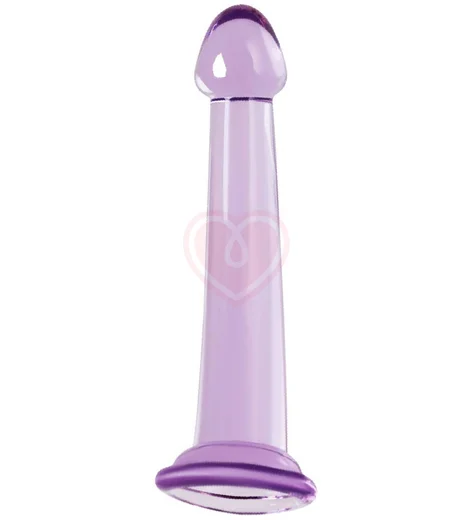Фаллоимитатор с конической головкой Toyfa Basic Jelly Dildo S фиолетовый фото 2
