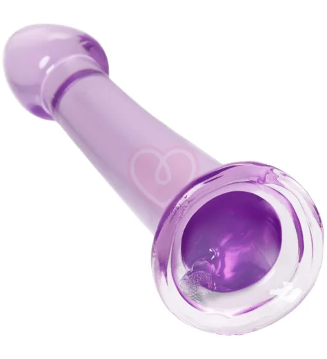 Фаллоимитатор с конической головкой Toyfa Basic Jelly Dildo S фиолетовый фото 3