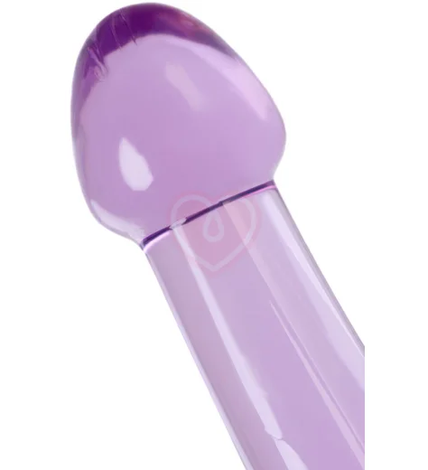Фаллоимитатор с конической головкой Toyfa Basic Jelly Dildo S фиолетовый фото 5