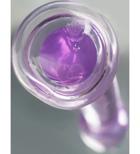 Фаллоимитатор с конической головкой Toyfa Basic Jelly Dildo S фиолетовый фото 6