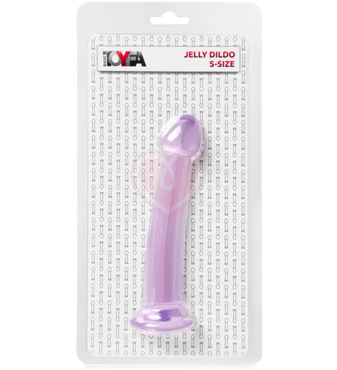 Фаллоимитатор с конической головкой Toyfa Basic Jelly Dildo S фиолетовый фото 8