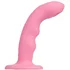 Вибратор с пульсирующей головкой Strap-On-Me Tapping Dildo Wave M розовый фото 2