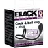 Эрекционное кольцо с анальной пробкой Orion Black Velvets Cock Ball Ring Plug фото 6