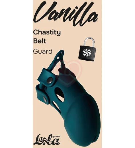 Мужской пояс верности Guard Vanilla зелёный фото 2