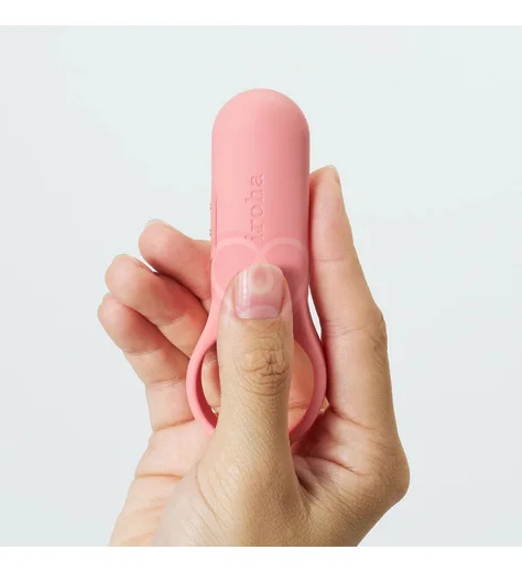 Эрекционное кольцо с усиленной вибрацией Tenga Iroha PaiRing+ Coral Pink коралл фото 7