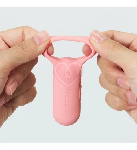 Эрекционное кольцо с усиленной вибрацией Tenga Iroha PaiRing+ Coral Pink коралл фото 10