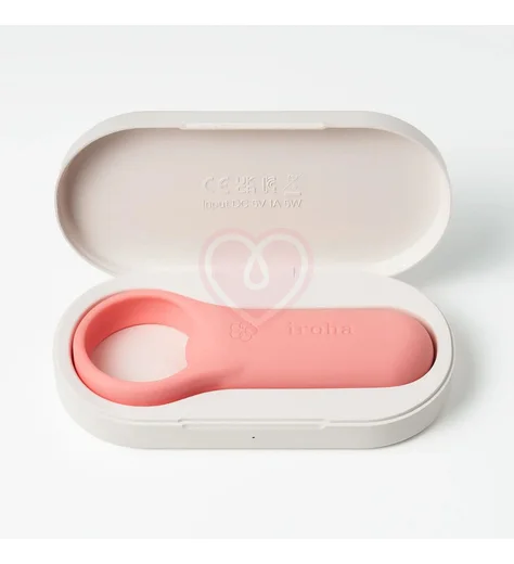 Эрекционное кольцо с усиленной вибрацией Tenga Iroha PaiRing+ Coral Pink коралл фото 11
