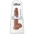Фаллоимитатор на присоске с мошонкой King Cock with Balls 25 см мулат фото 5
