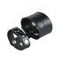 Поводок для члена и мошонки с клепками чёрный фото 3