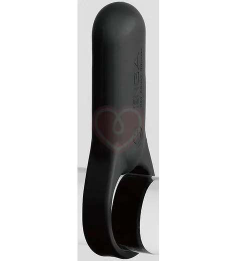 Эрекционное кольцо с вибрацией Tenga Svr+ Black чёрное фото 2