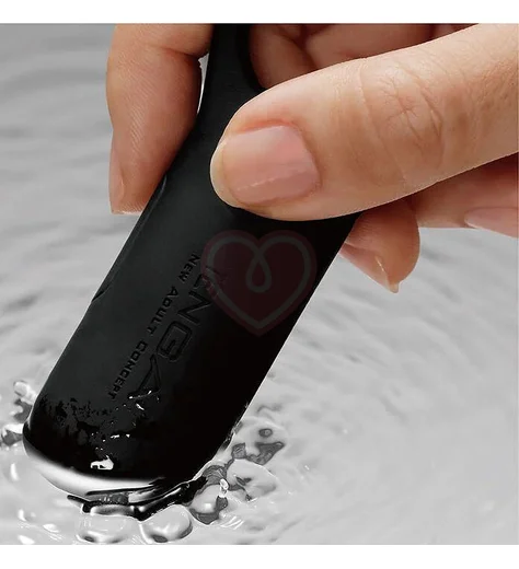 Эрекционное кольцо с вибрацией Tenga Svr+ Black чёрное фото 5