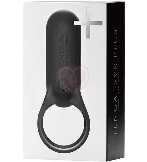 Эрекционное кольцо с вибрацией Tenga Svr+ Black чёрное фото 8