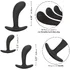 Набор из 3 пробок для стимуляции простаты Silicone Prostate Kit чёрный фото 6