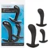 Набор из 3 пробок для стимуляции простаты Silicone Prostate Kit чёрный фото 7