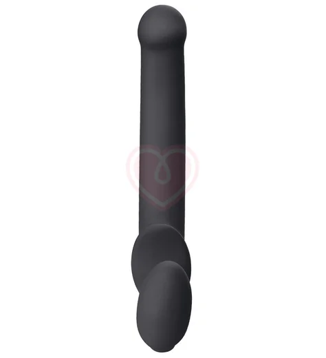 Безремневой гибкий страпон Strap-on-me Bendable M чёрный фото 3