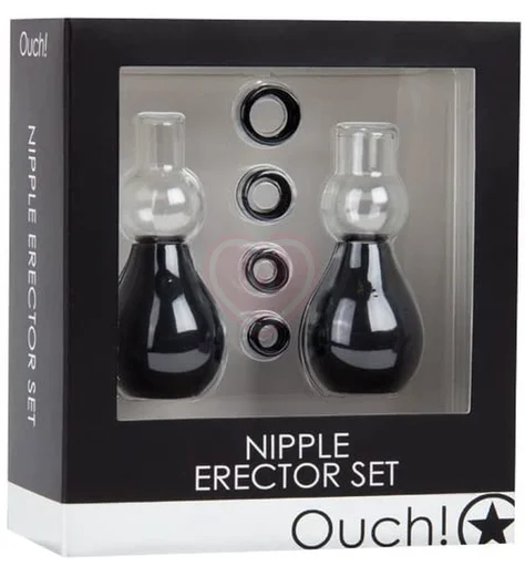 Набор помп для сосков Ouch! Nipple Erector Set фото 2