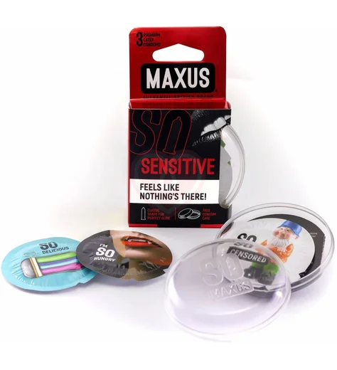 Архив-Презервативы ультратонкие Maxus Air Sensitive Ultra Thin 3 шт с пластиковым кейсом фото 3