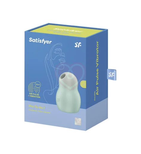 Вакуумный вибростимулятор Satisfyer Pro To Go 1 мятный фото 4