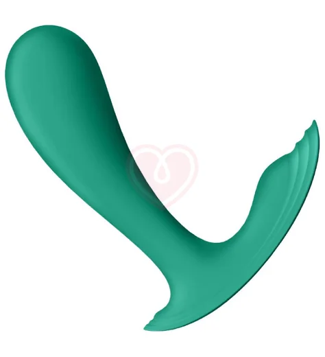 Вибратор Satisfyer Top Secret для ношения и стимуляции точки G зелёный фото 2