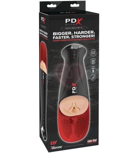 Мастурбатор в колбе вагина с вибрацией PipeDream Fuck-O-Matic Pro Xl телесный фото 5