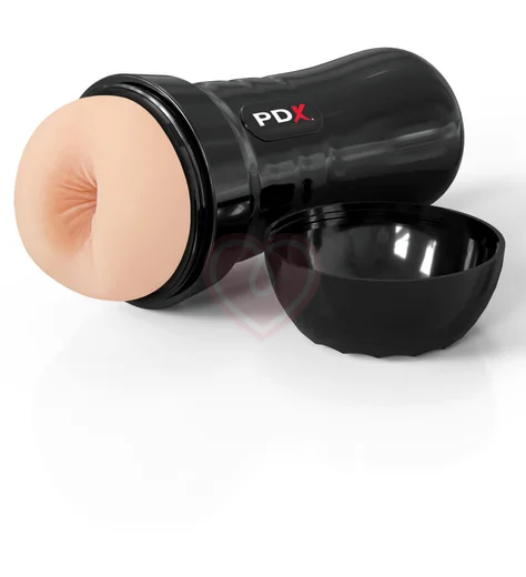 Самосмазывающийся мастурбатор в колбе анус PipeDream Butthole телесный фото 3