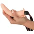 Гладкий страпон с вибрацией на ремешках Vibrating Strap-On фото 5