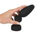 Длинный анальный стимулятор Black Velvets Big Plug фото 4