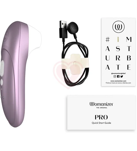Бесконтактный клиторальный стимулятор Womanizer Pro сиреневый фото 5