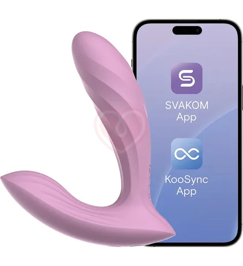 Вибратор с пульсацией Svakom Erica Plus с приложением розовый фото 9