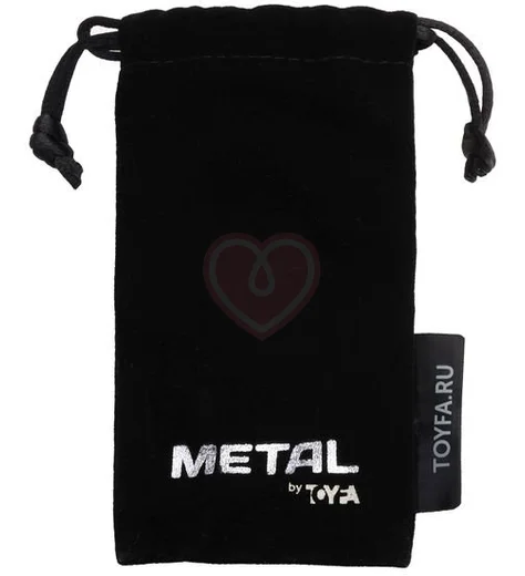 Кольцо под головку члена с движущимися шариками Metal by Toyfa серебристое 3,5 см фото 5