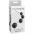 Анальная цепочка со смещённым центром тяжести Deluxe Vibro Balls чёрная фото 2