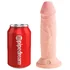 Фаллоимитатор на присоске King Cock Triple Density 15 см телесный фото 3