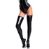 Глянцевые чулки на молнии Glossy Connie черные фото 3