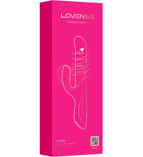 Вибратор с ротацией и массажными бусинами Lovense Velvo розовый фото 6