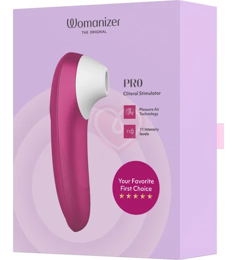 Бесконтактный клиторальный стимулятор Womanizer Pro розовый фото 7