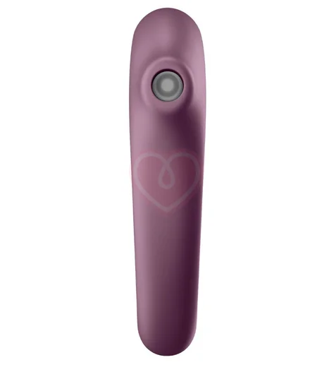Двухсторонний вакуумный вибростимулятор Satisfyer Dual Kiss винный фото 4