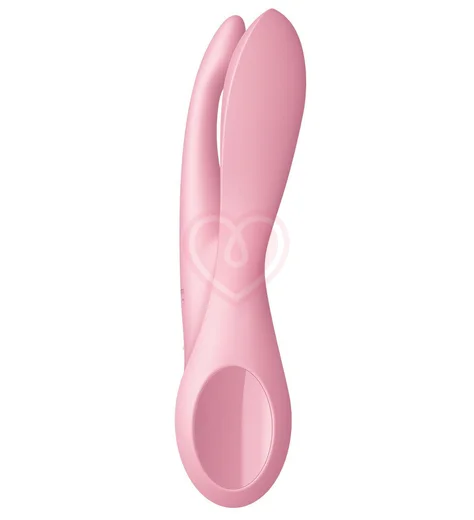 Вибростимулятор Satisfyer Threesome 1 с тремя кончиками розовый фото 2