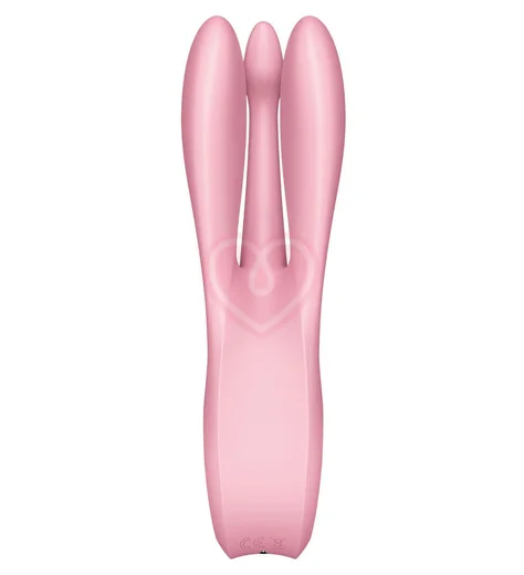 Вибростимулятор Satisfyer Threesome 1 с тремя кончиками розовый фото 6