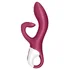 Вибратор Satisfyer Embrace Me с тройным клиторальным стимулятором бордовый фото 2