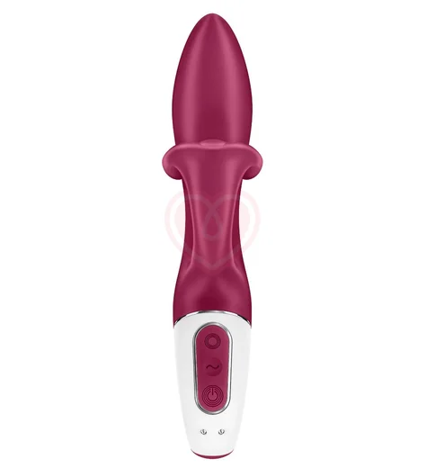 Вибратор Satisfyer Embrace Me с тройным клиторальным стимулятором бордовый фото 4
