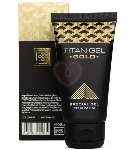 Мужской гель для увеличения члена Хендэль Titan Gel Gold Tantra 50 мл фото 3