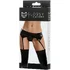 Пояс для чулок с трусиками Glossy Almira черный фото 4