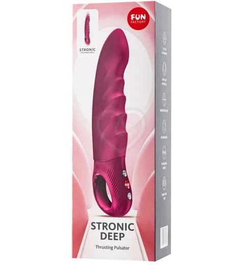 Пульсатор со стимуляцией зоны G Fun Factory Stronic Deep бордовый фото 5