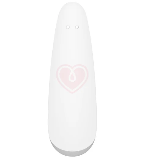 Вакуумный стимулятор с приложением Satisfyer Curvy 2+ белый фото 2